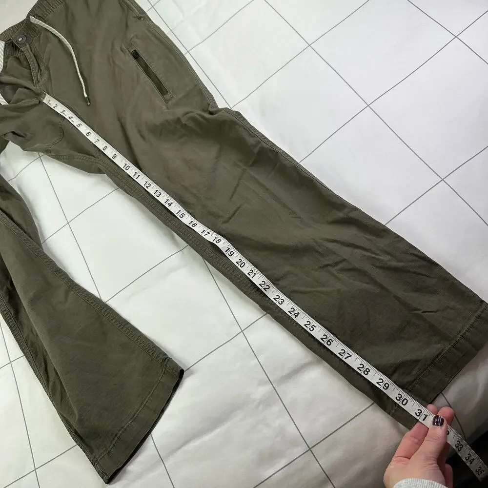 Vuori Olive Green Ripstop Drawstring Pants